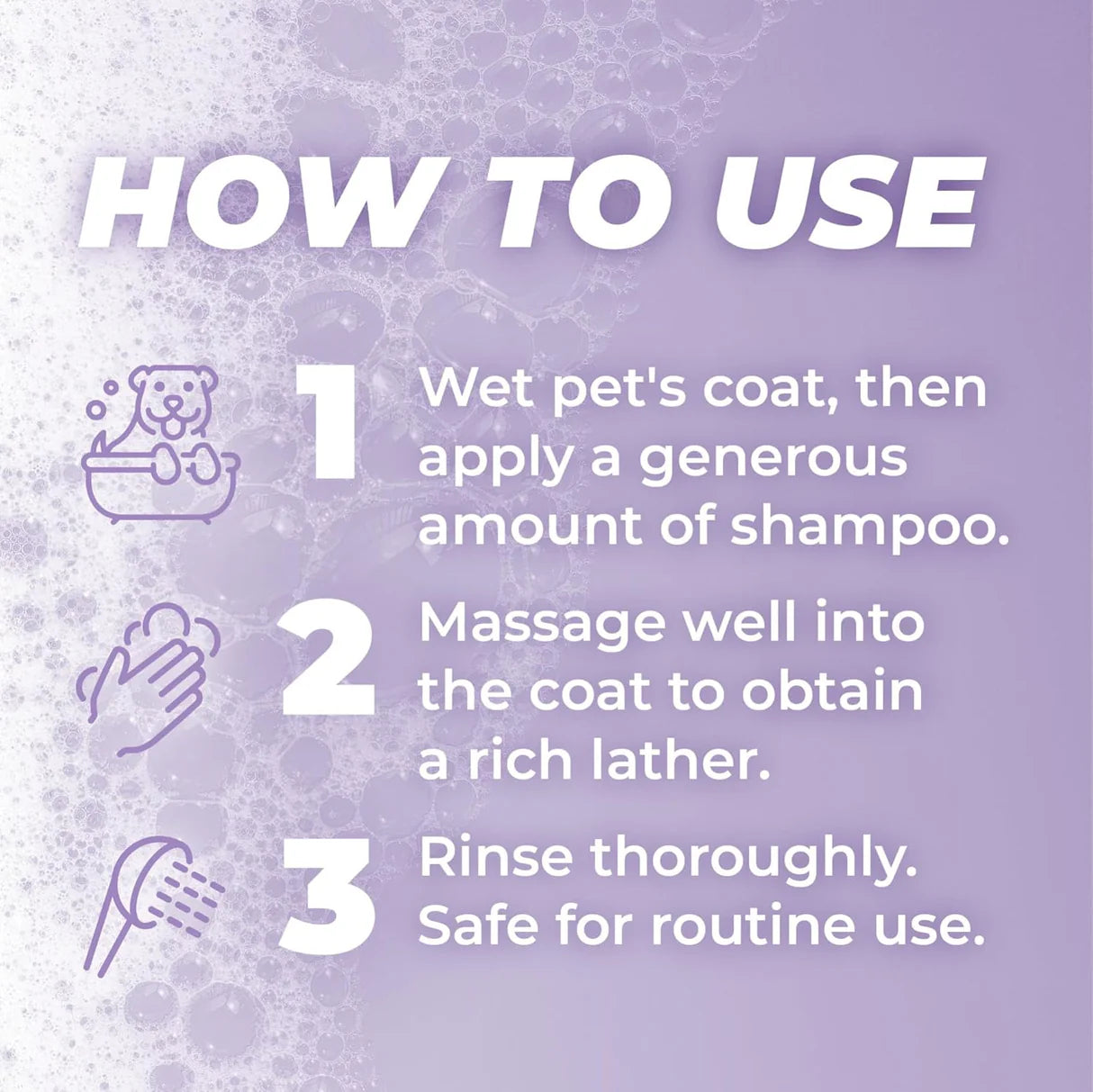 TropiClean PURE Lavender Mist Calming Plant-Based Pet Shampoo