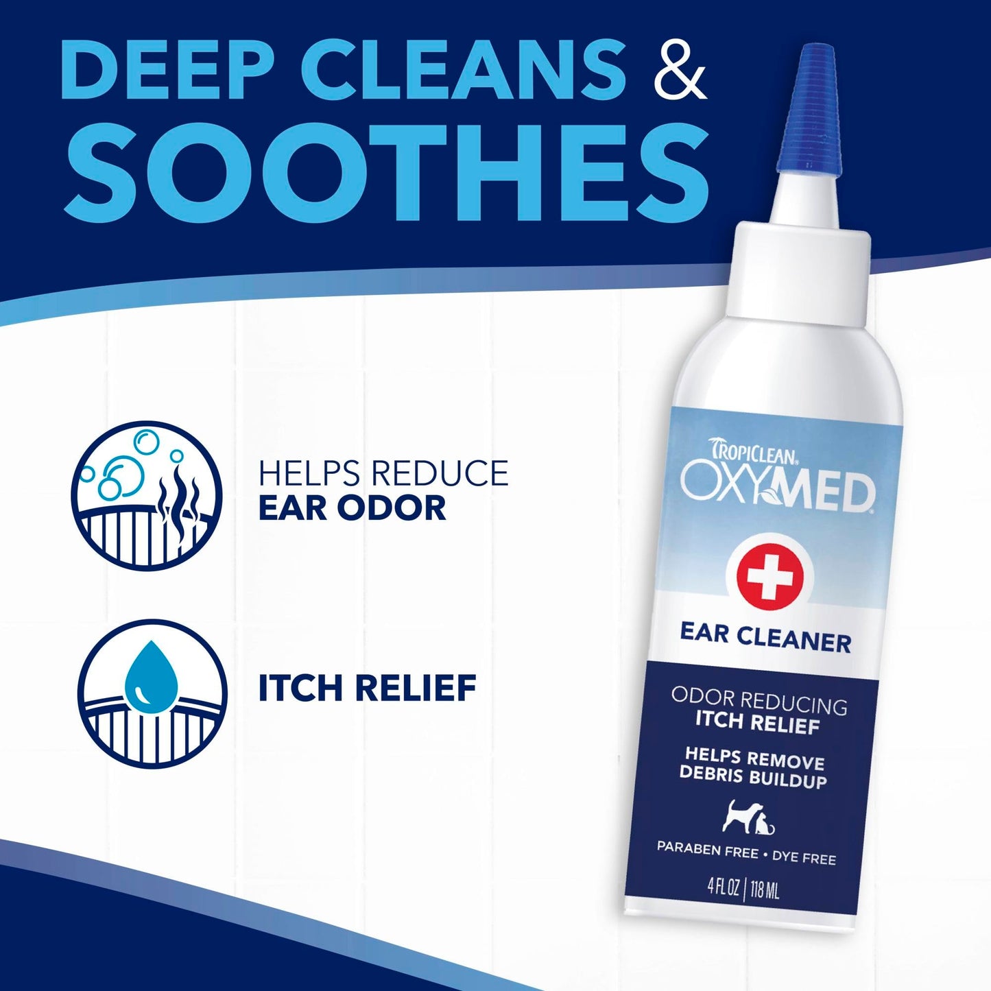 TropiClean OxyMed Ear Cleaner for Pets