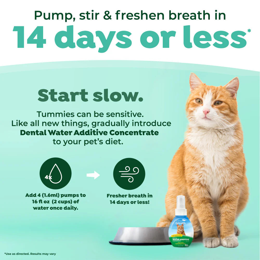TropiClean Fresh Breath Cat Dental Water Additive Concentrate