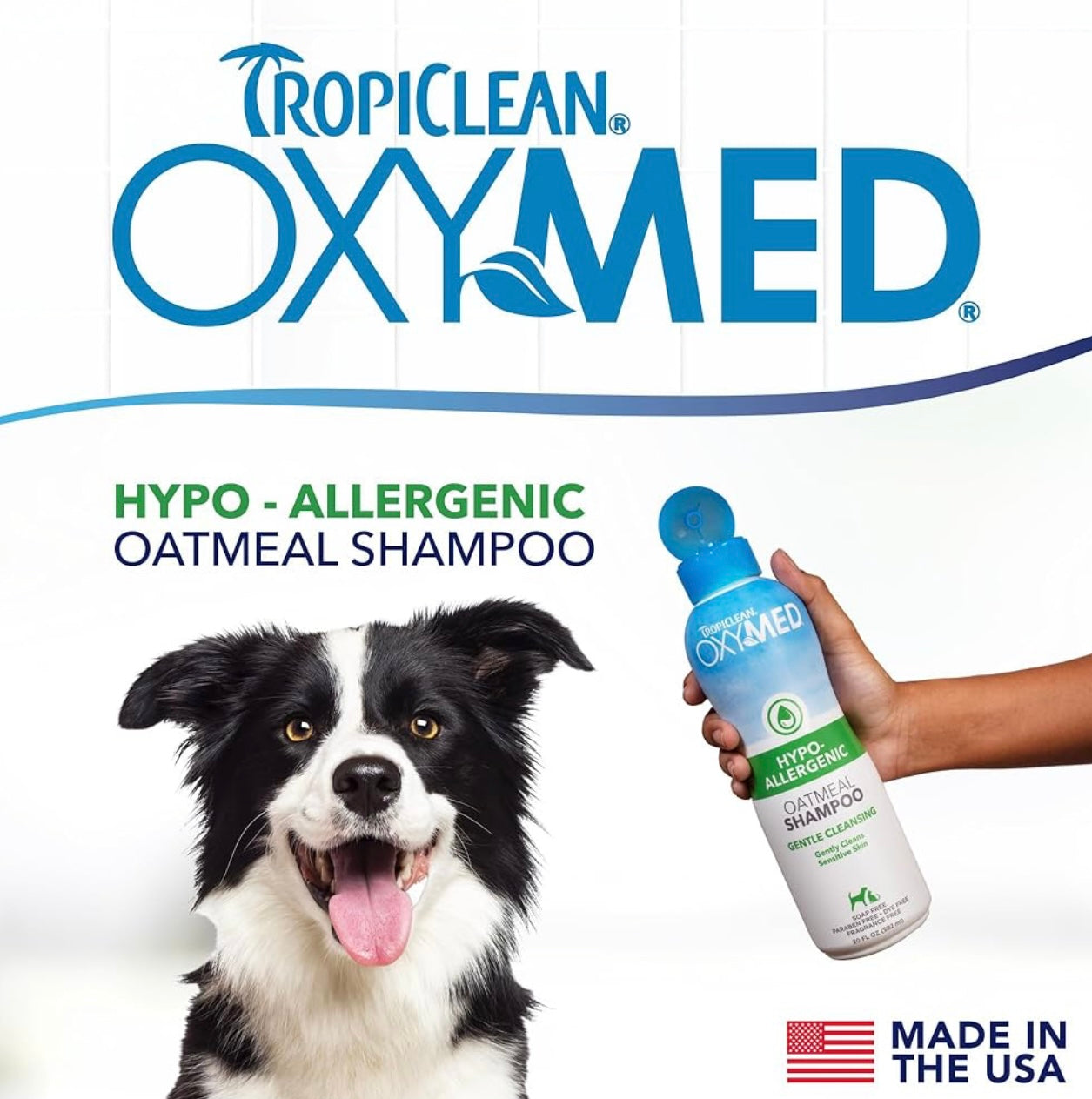 TropiClean OxyMed Hypoallergenic Shampoo for Pets