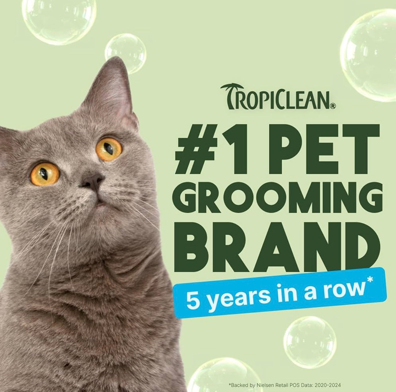 TropiClean Dander Reducing Waterless Cat Shampoo