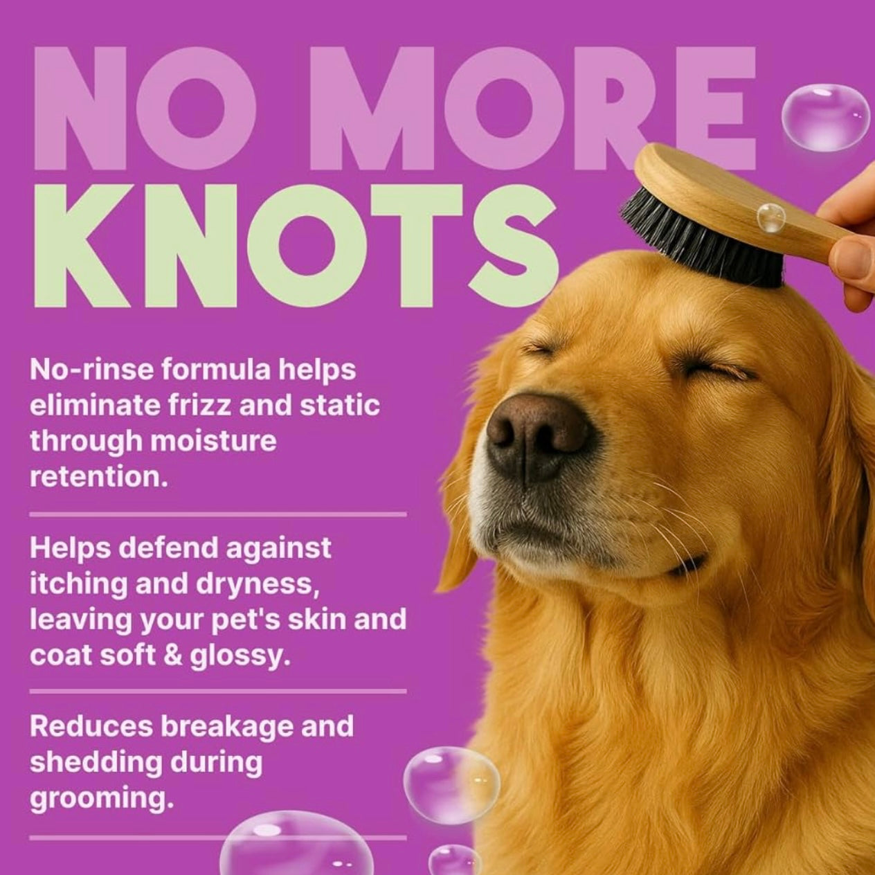 TropiClean Sweet Pea Tangle Remover Spray for Dogs & Cats