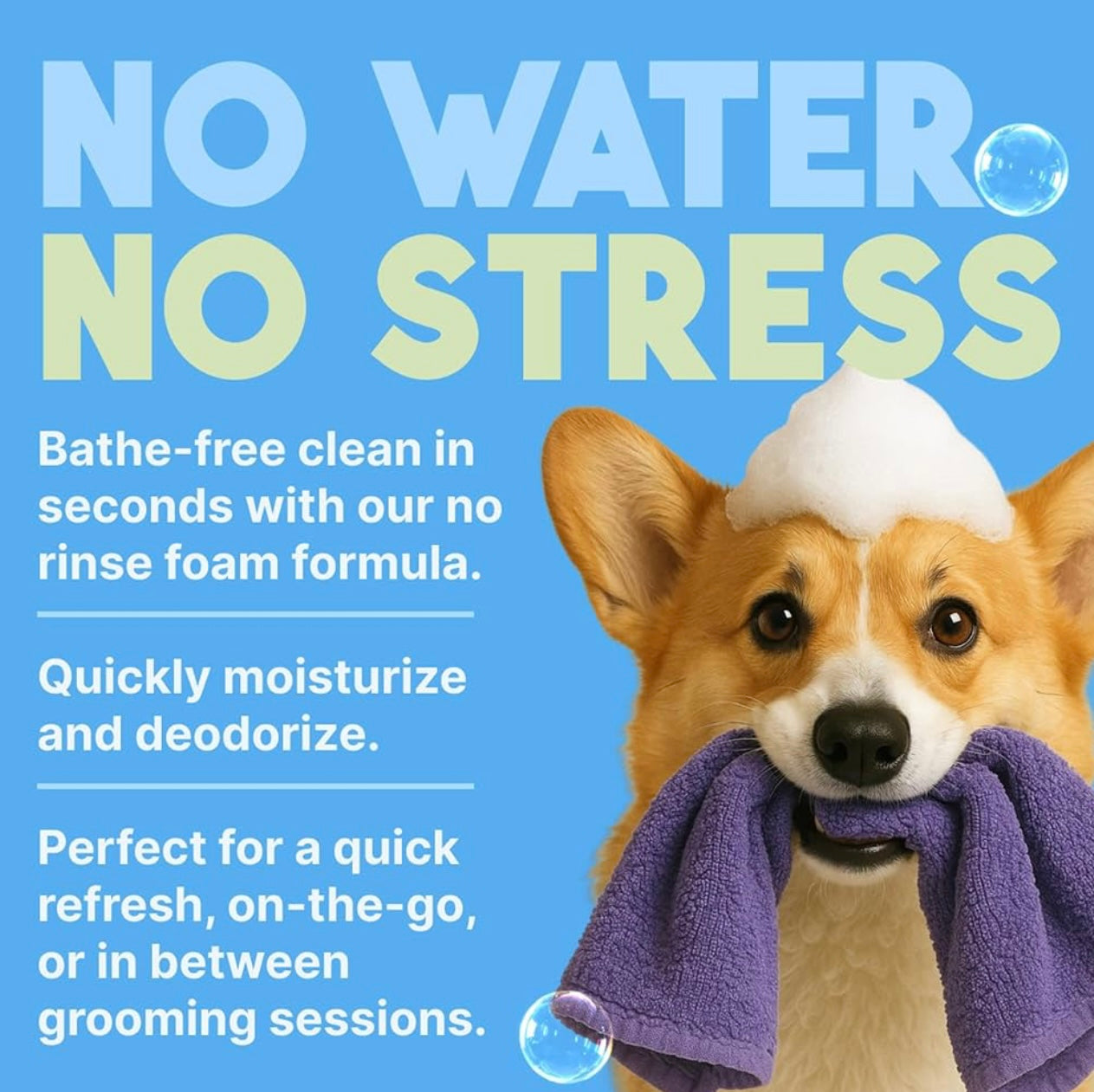 TropiClean Hypoallergenic Waterless Shampoo for Dogs and Cats