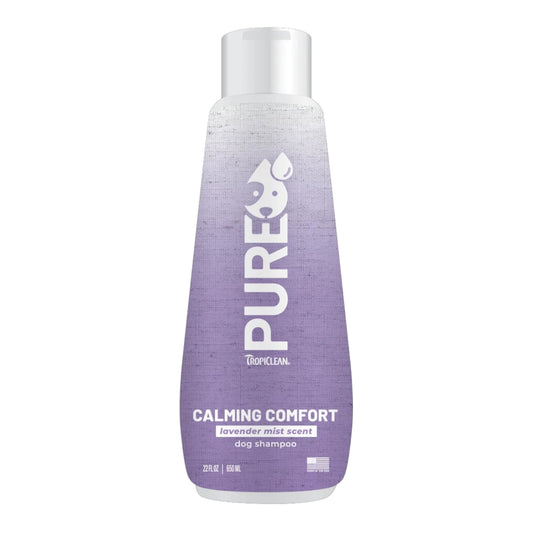 TropiClean PURE Lavender Mist Calming Plant-Based Pet Shampoo