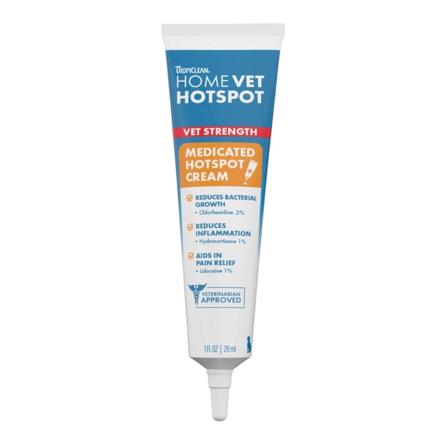 TropiClean HomeVet Hot Spot Cream for Dogs