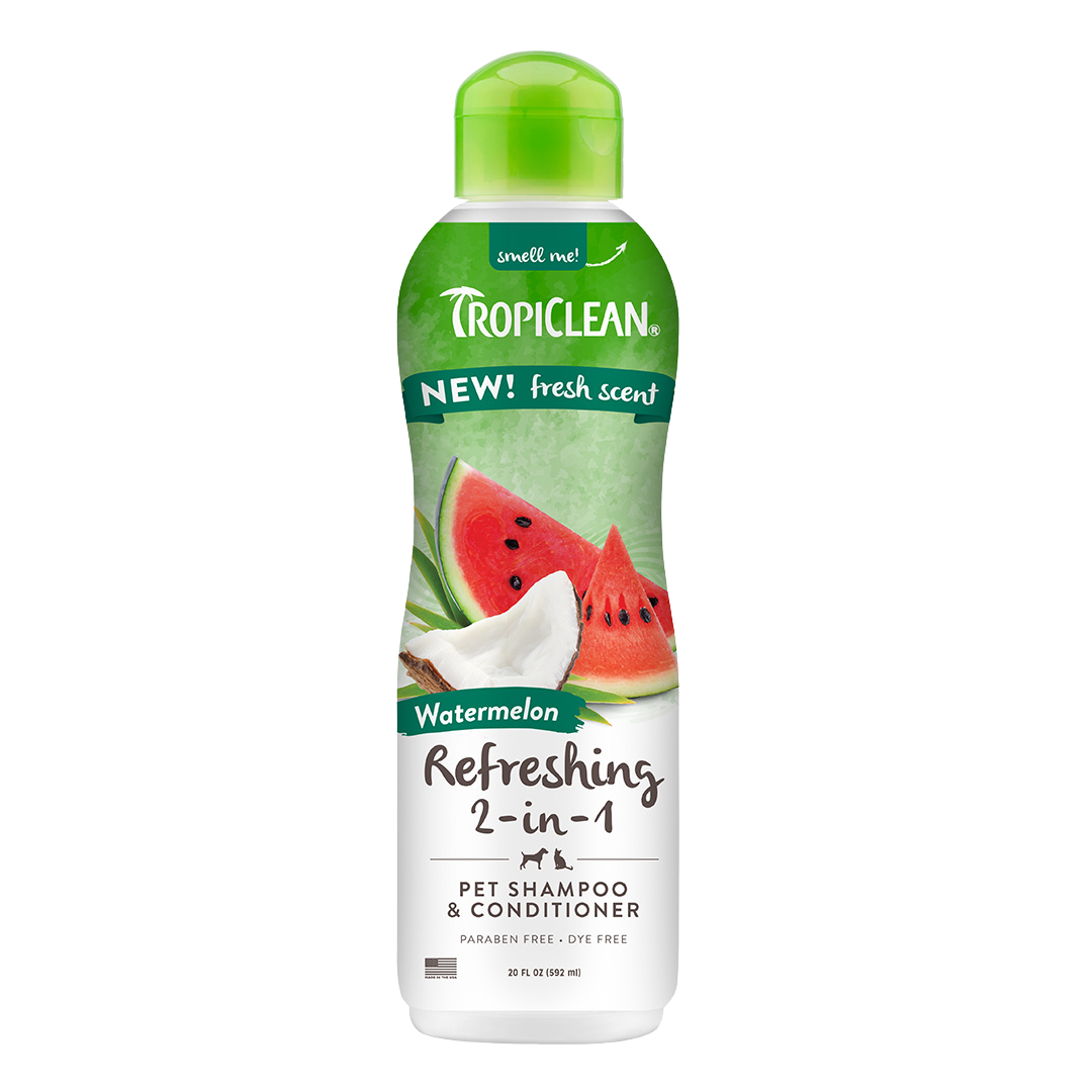 TropiClean Watermelon 2-in-1 Pet Shampoo & Conditioner