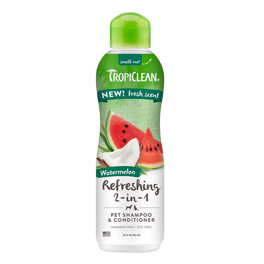 TropiClean Watermelon 2-in-1 Pet Shampoo & Conditioner