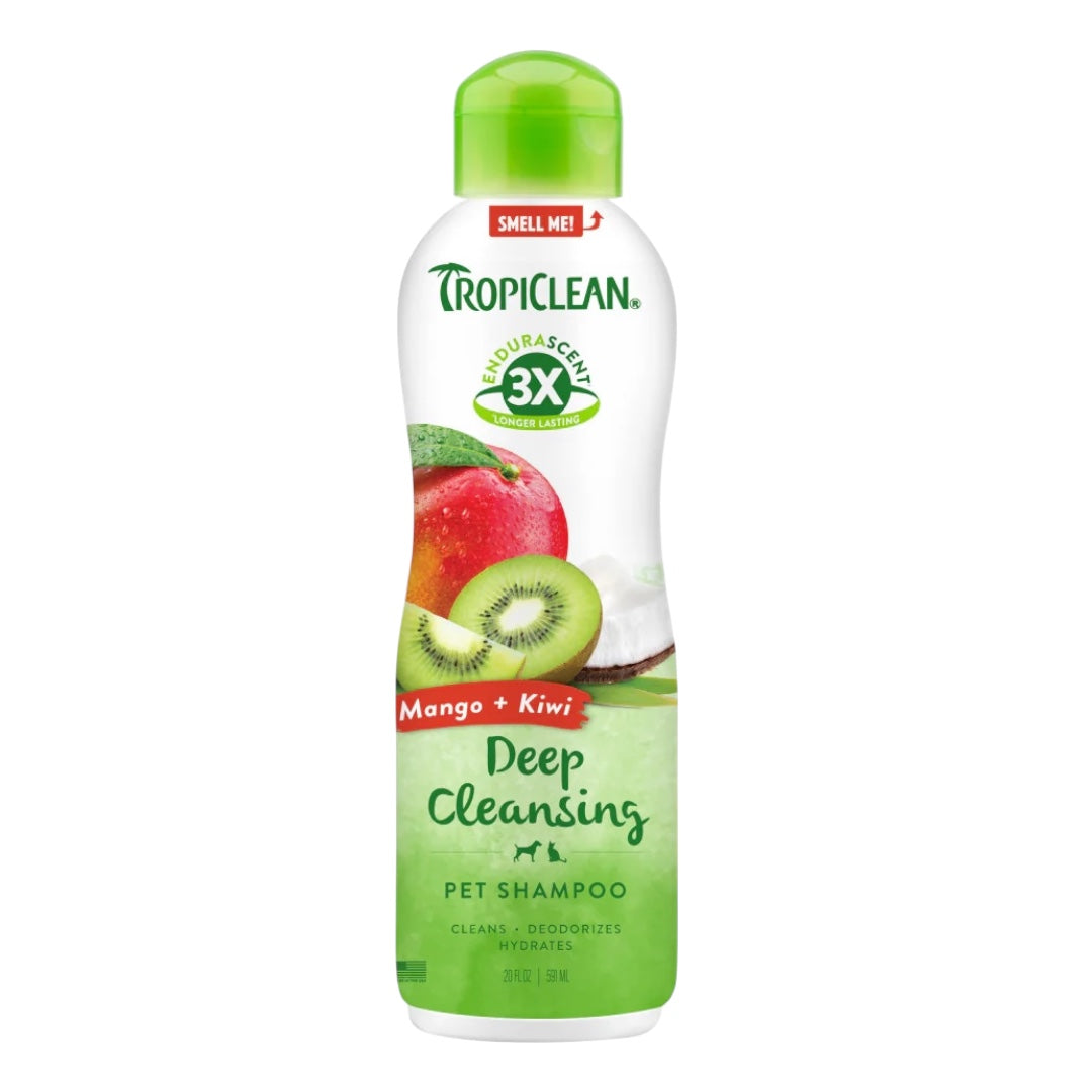 TropiClean EnduraScent™ Mango Kiwi Pet Shampoo