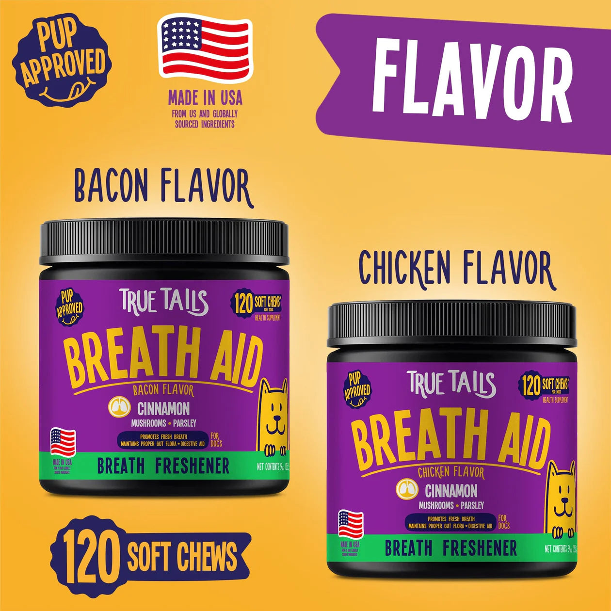 Breath Aid With Cinnamon For Dogs 9oz Jar (120 count
