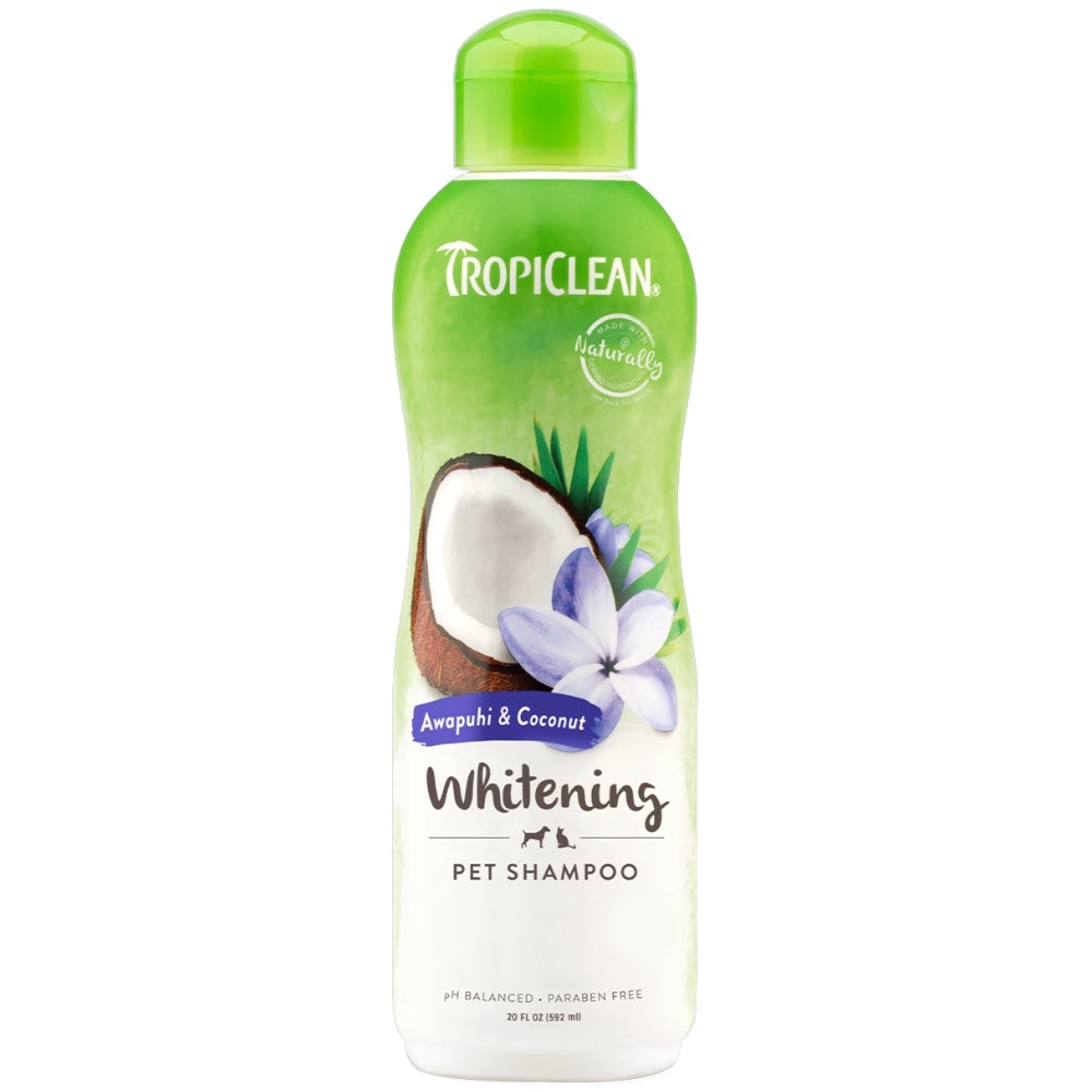 TropiClean Awapuhi & Coconut Whitening Shampoo for Pets