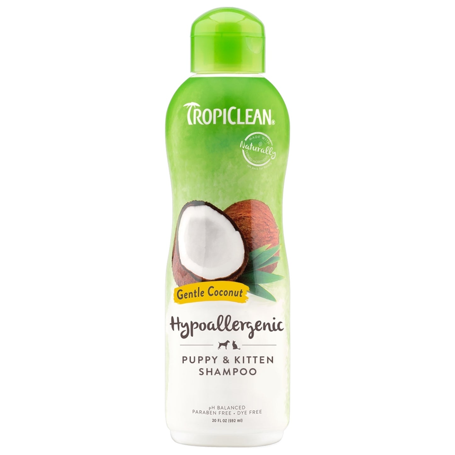 TropiClean Gentle Coconut Hypoallergenic Puppy and Kitten Shampoo