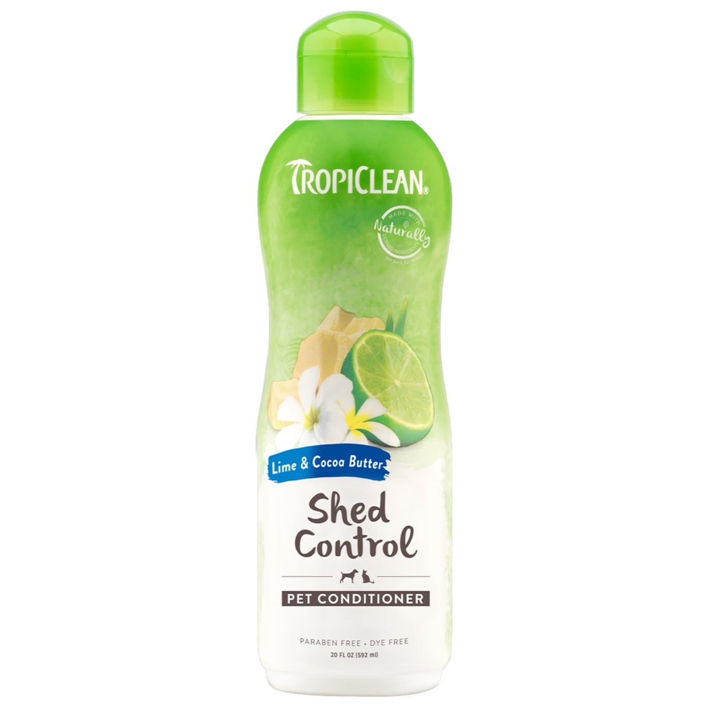 TropiClean Lime & Cocoa Butter Shed Control Conditioner for Pets