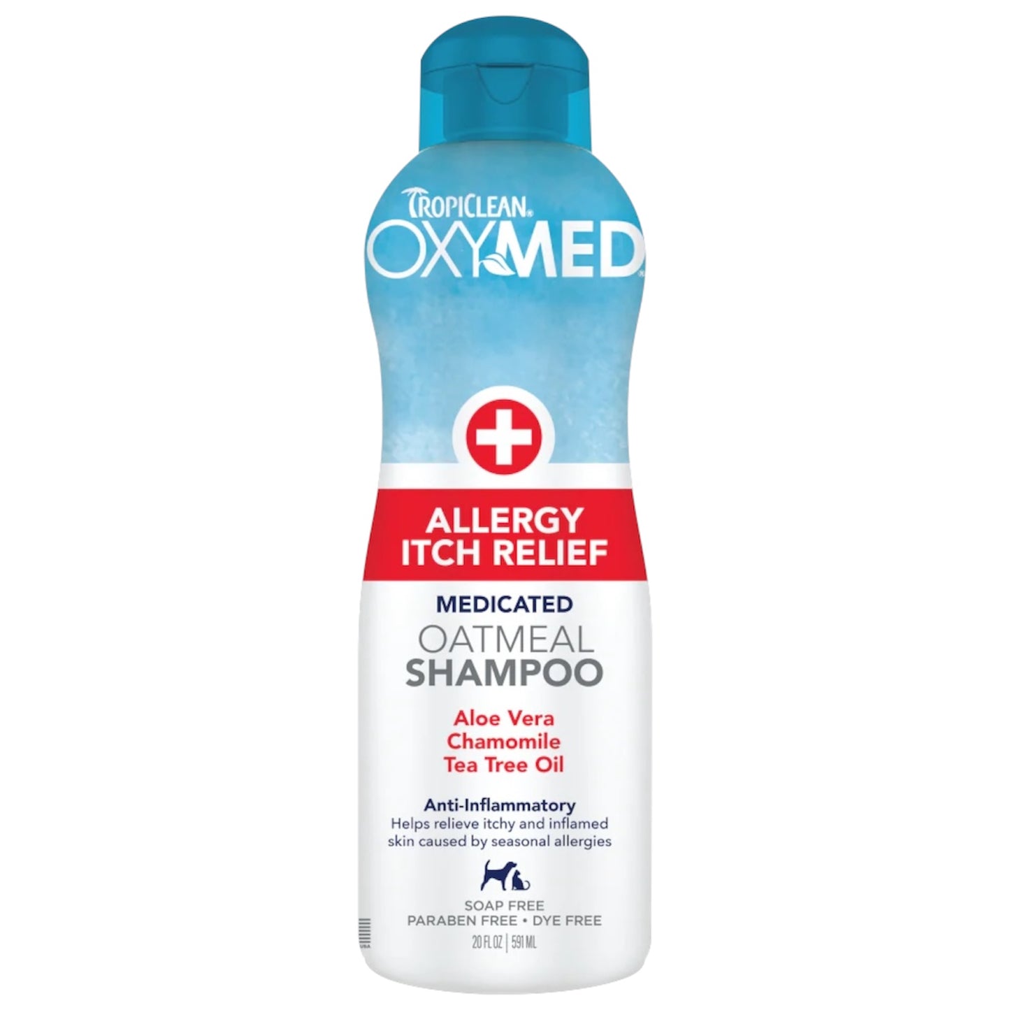 TropiClean OxyMed Allergy Itch Relief Pet Shampoo