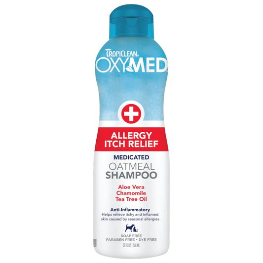 TropiClean OxyMed Allergy Itch Relief Pet Shampoo