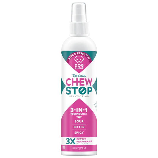 TropiClean Chew Stop Dog Behavior Aid Home Spray 3-In-1