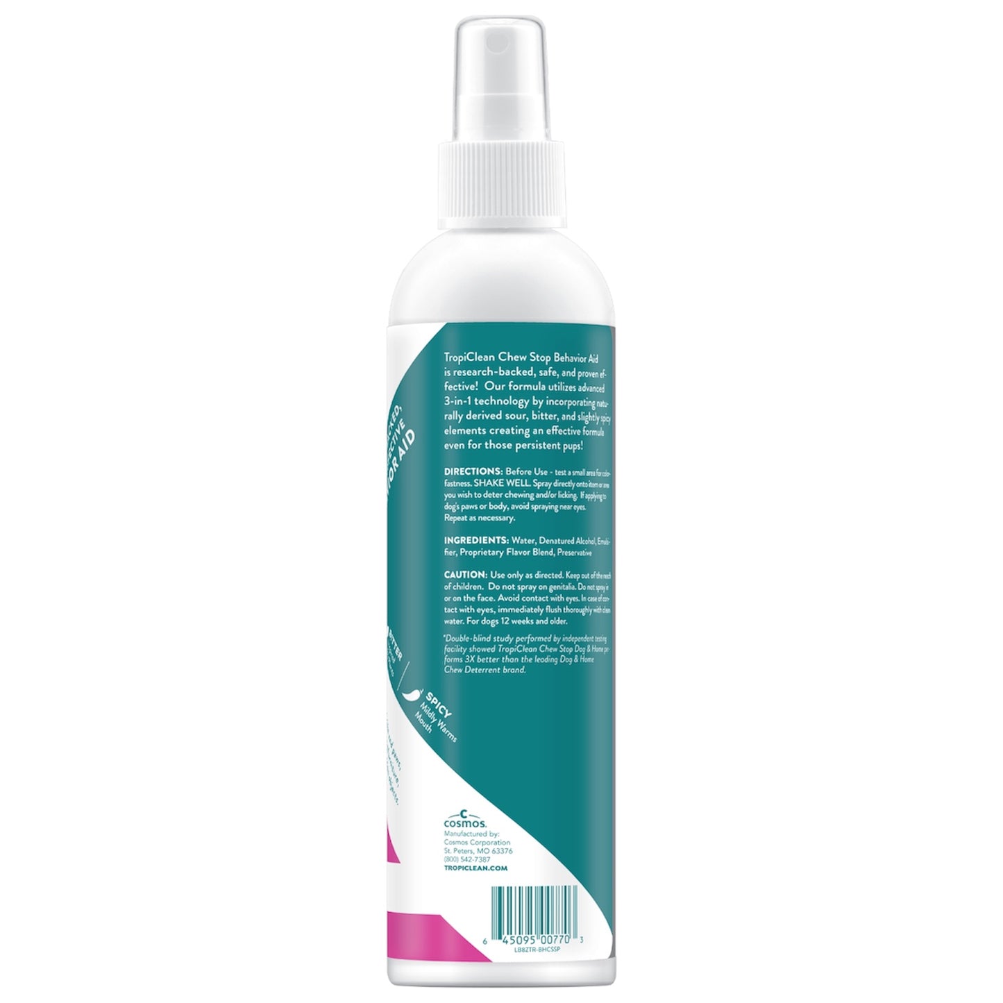 TropiClean Chew Stop Dog Behavior Aid Home Spray 3-In-1