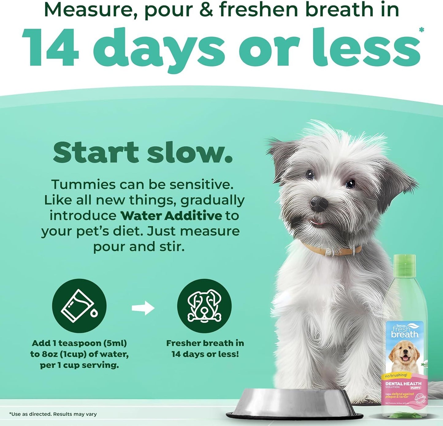 TropiClean Fresh Breath Oral Care Water Additive for Puppies