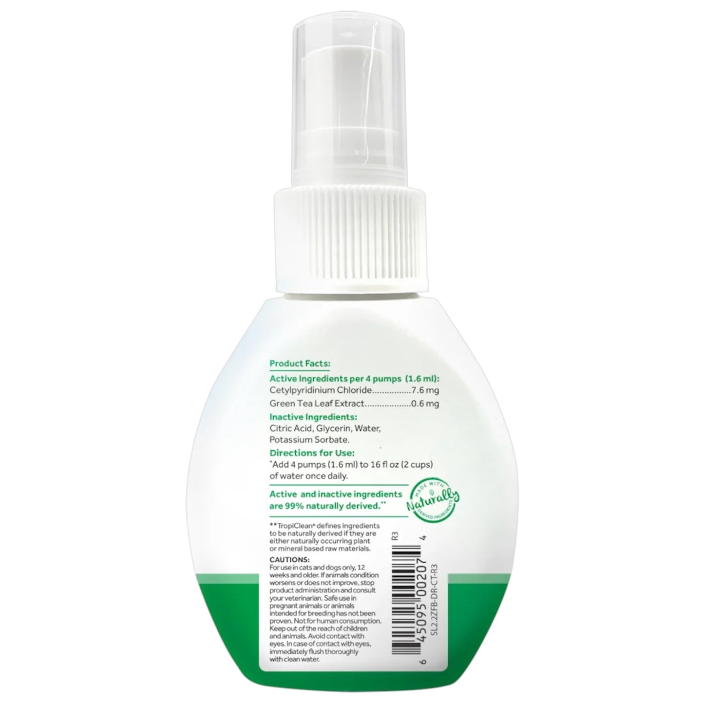TropiClean Fresh Breath Cat Dental Water Additive Concentrate