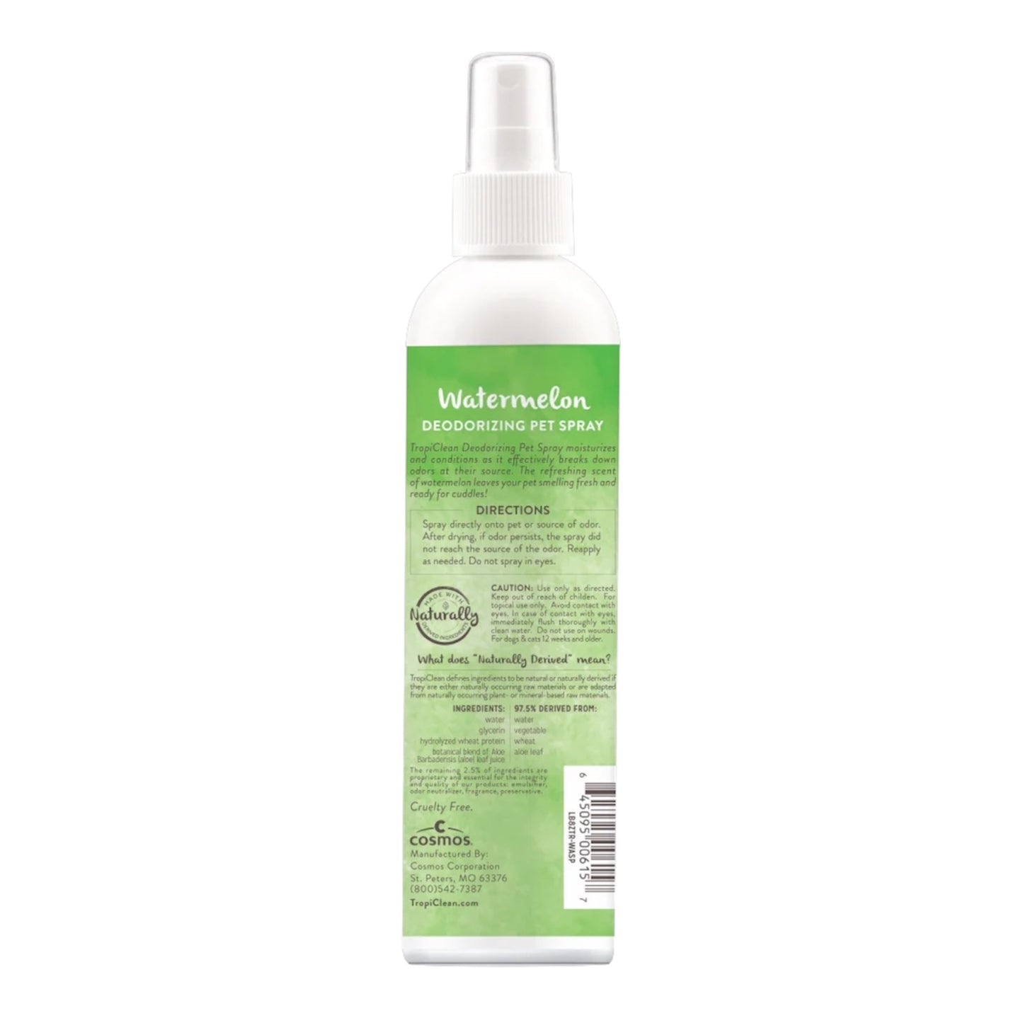 TropiClean Watermelon Deodorizing Spray for Dogs and Cats