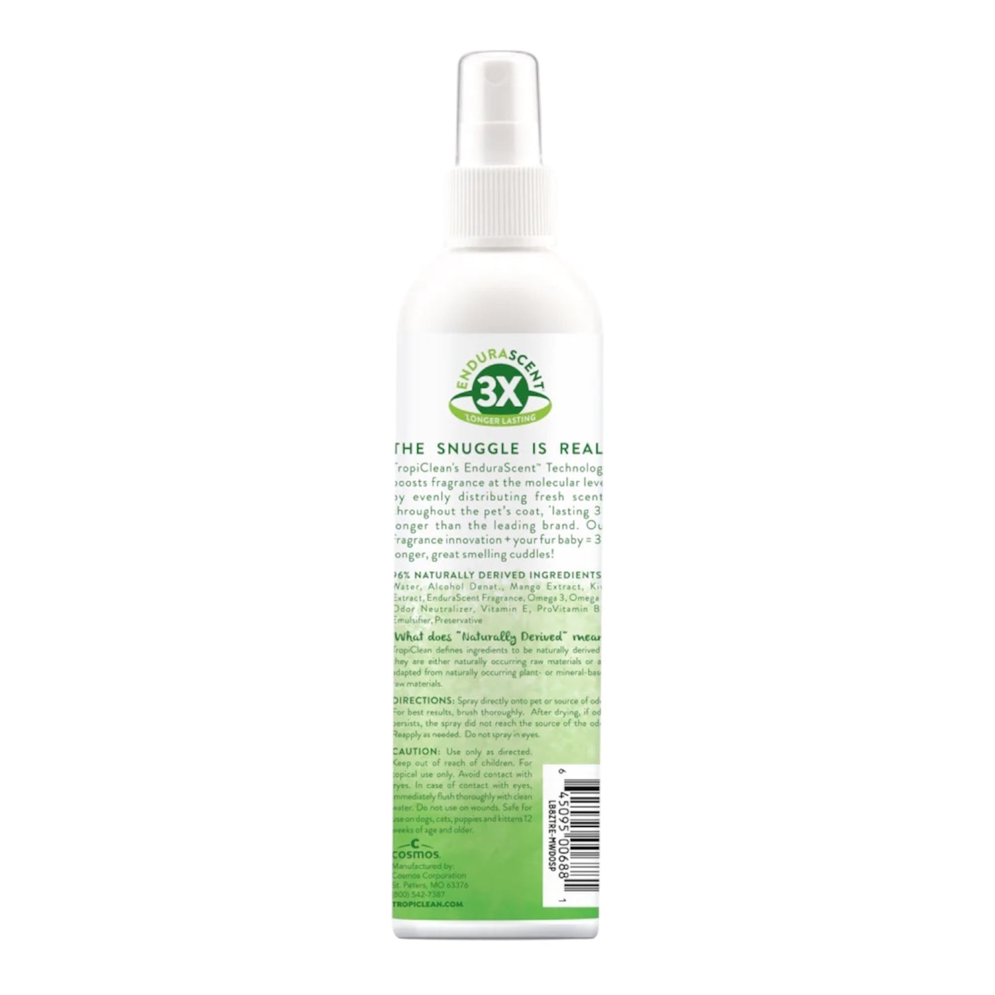 TropiClean EnduraScent Mango Kiwi Pet Deodorizing Spray