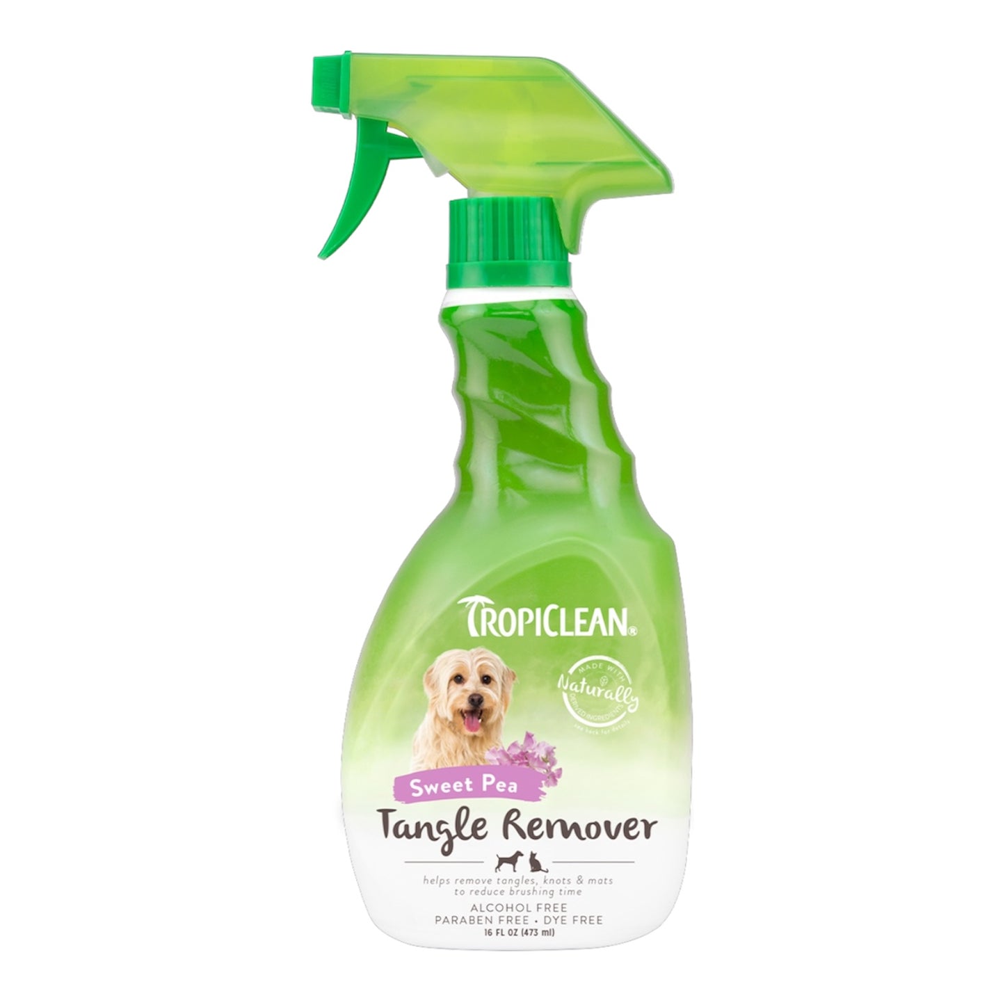 TropiClean Sweet Pea Tangle Remover Spray for Dogs & Cats