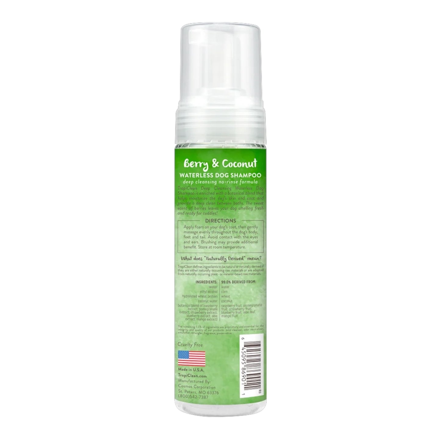 TropiClean Deep Cleansing Waterless Dog Shampoo