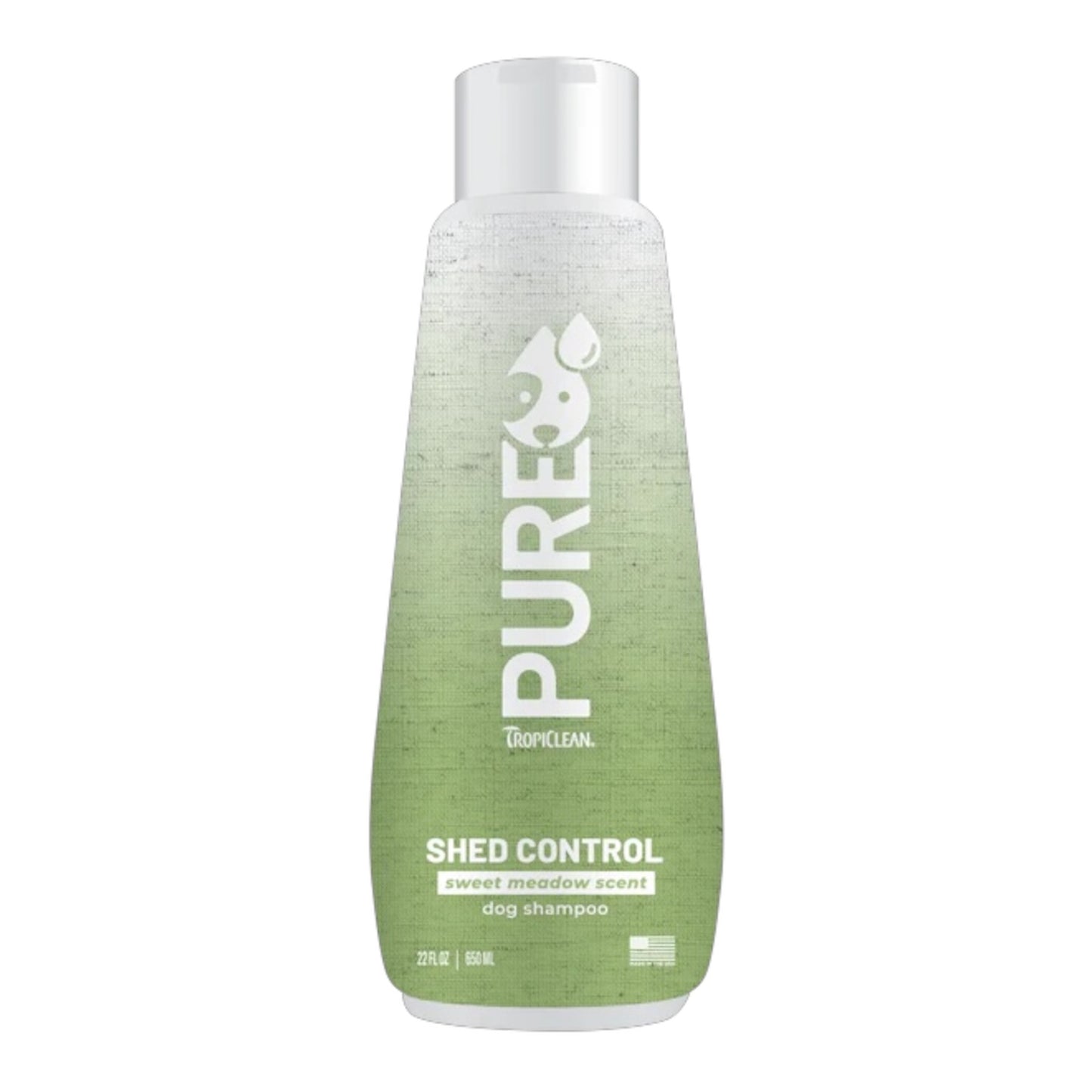 TropiClean PURE Sweet Meadow Shed Control Plant-Based Dog Shampoo