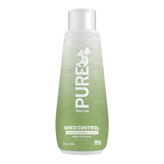 TropiClean PURE Sweet Meadow Shed Control Plant-Based Dog Shampoo